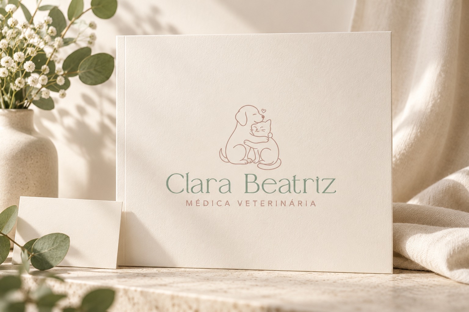 Identidade visual de Clara Beatriz