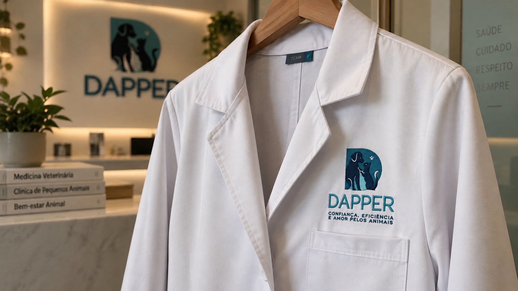 Dapper: mockup da identidade visual, imagem 3