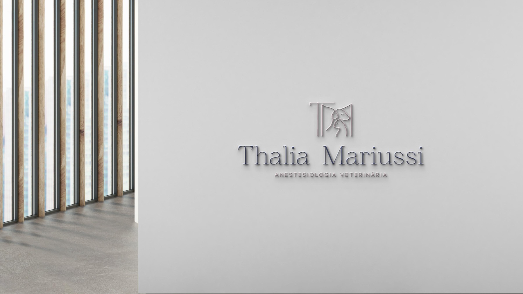Identidade visual de Thalia Mariussi